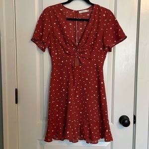 Lush Polka-Dot Dress